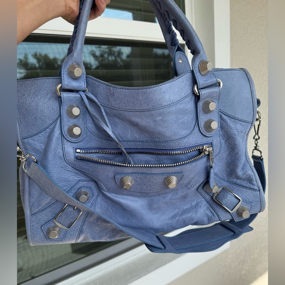 Balenciaga 2011 Agneau Giant 21 Silver Hardware City Nuage